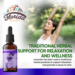Florida Herbs lavender dried flowers, natural fragrance highlight