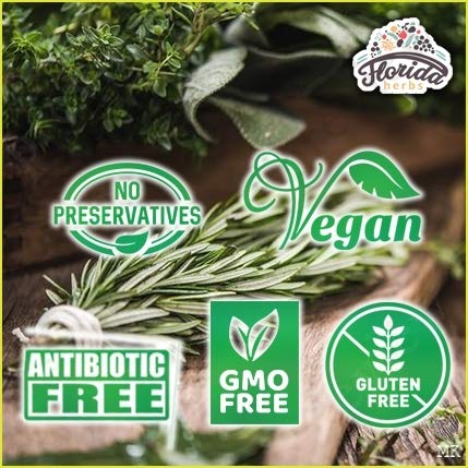 Florida Herbs organic American ginseng dried root display highlighting pure plant sourcing