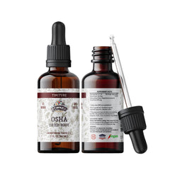 Florida Herbs OSHA Root bottle close-up showing respiratory support