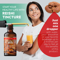 Florida Herbs Reishi mushrooms image showing natural base.
