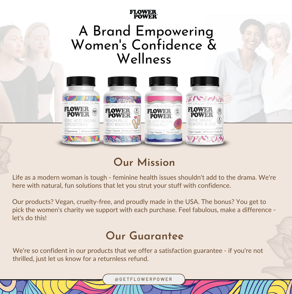 Brand logo communicates USA-made quality and trusted feminine care.