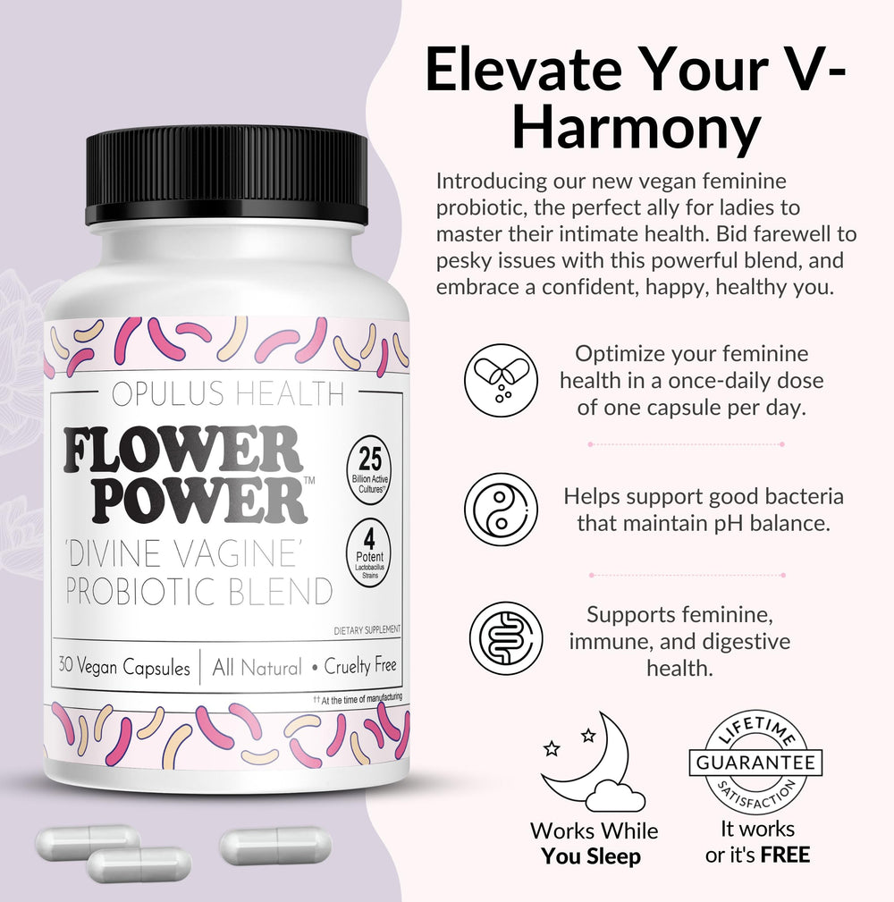 Divine Vagine capsules illustrate a multi-strain formula for ongoing balance.