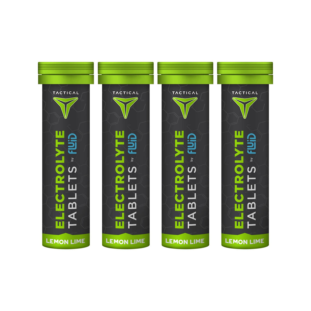 Fluid Tactical Lemon Lime tablets in tube for on-the-go hydration