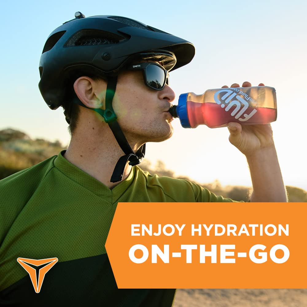 Fluid Tactical peach mango flavor for on-the-go sipping