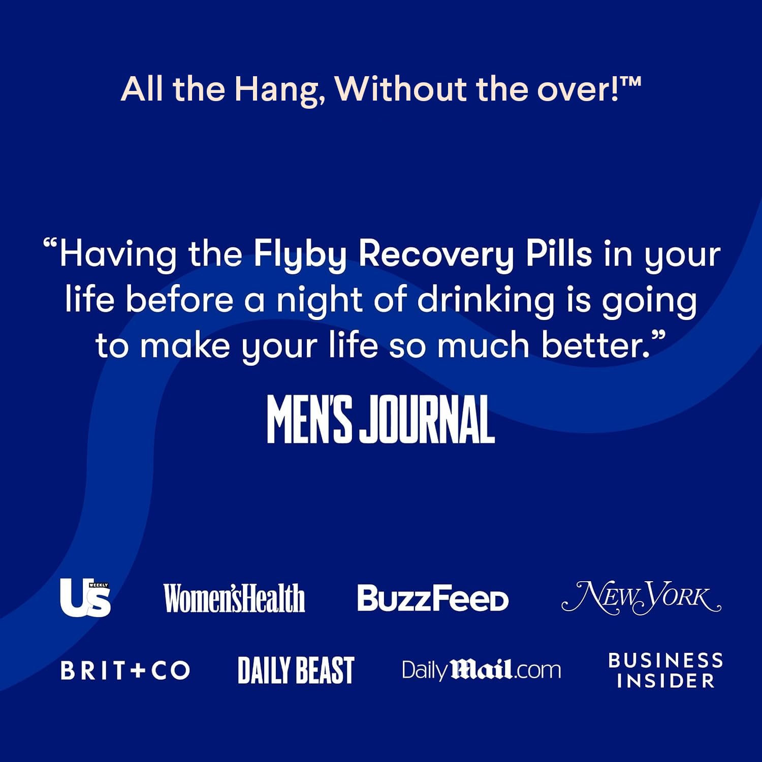 Flyby Recovery apple cider vinegar bottle – convenient digestive support on the go.