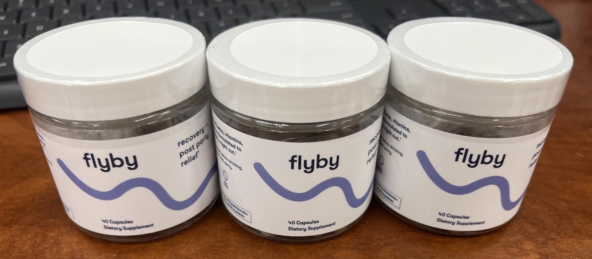 Flyby Recovery travel pack; on-the-go use.