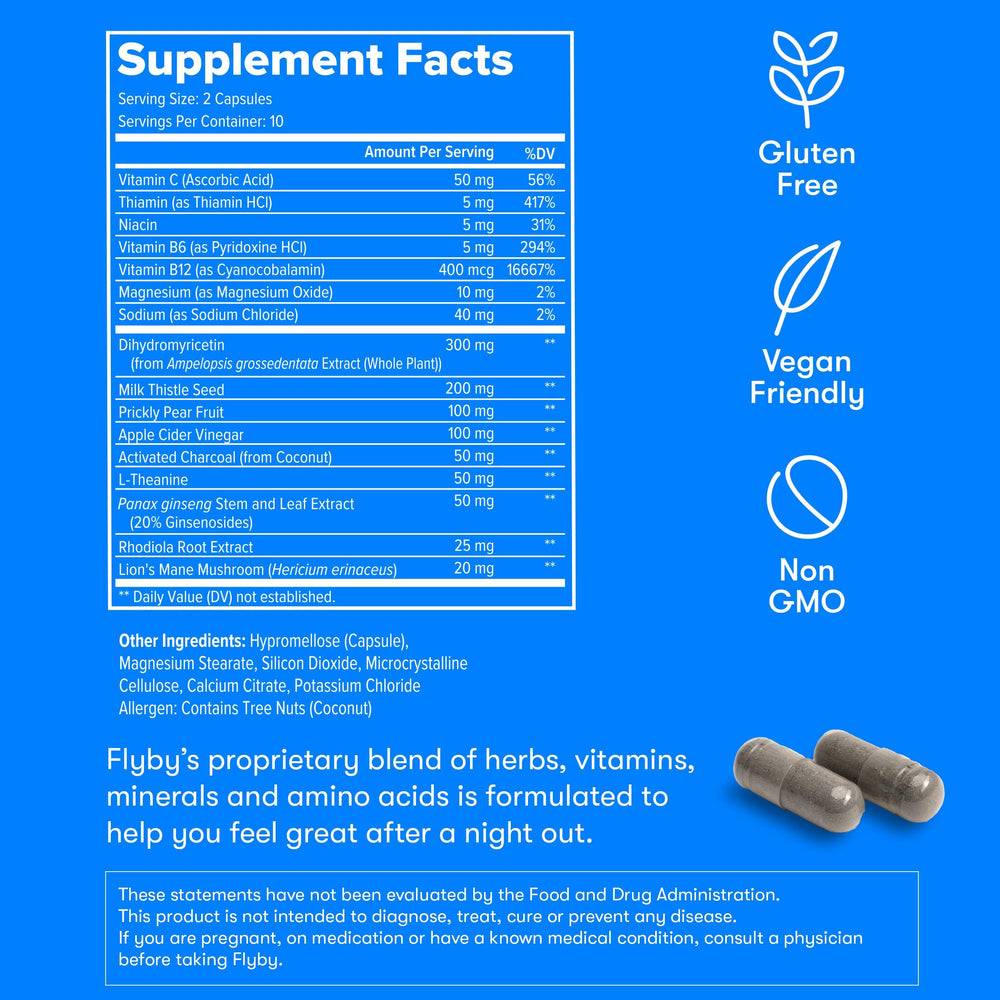 Flyby Vitamin C tablets bright boost for daytime wellness