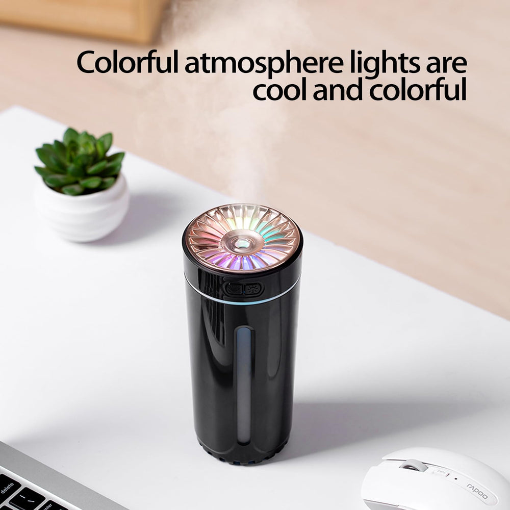 FLYING APSARAS portable humidifier suitable for car, desk, or nightstand.