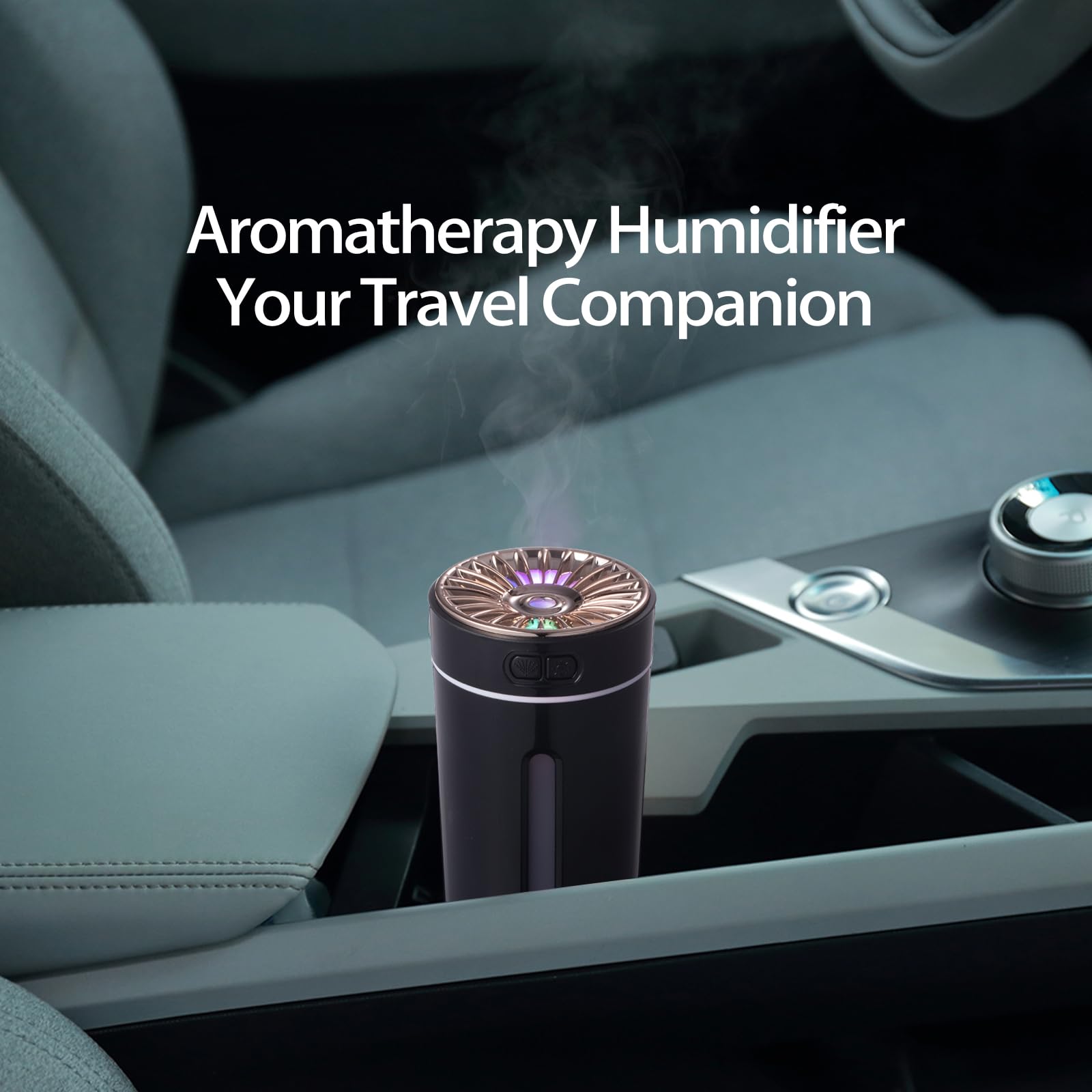 FLYING APSARAS ultrasonic diffuser quiet operation for car and desk.
