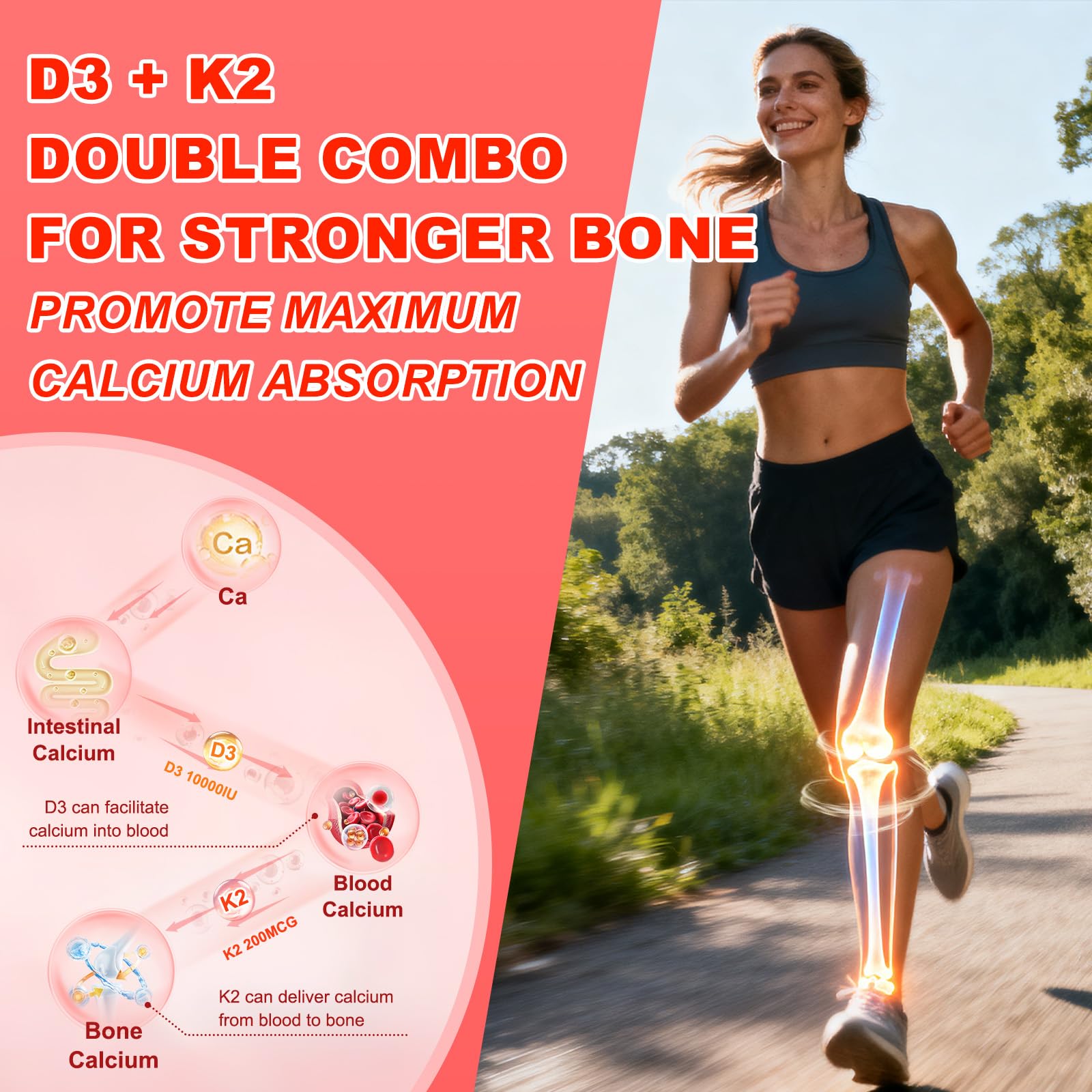 Flyrocer D3 K2 gummies ingredients list highlighted