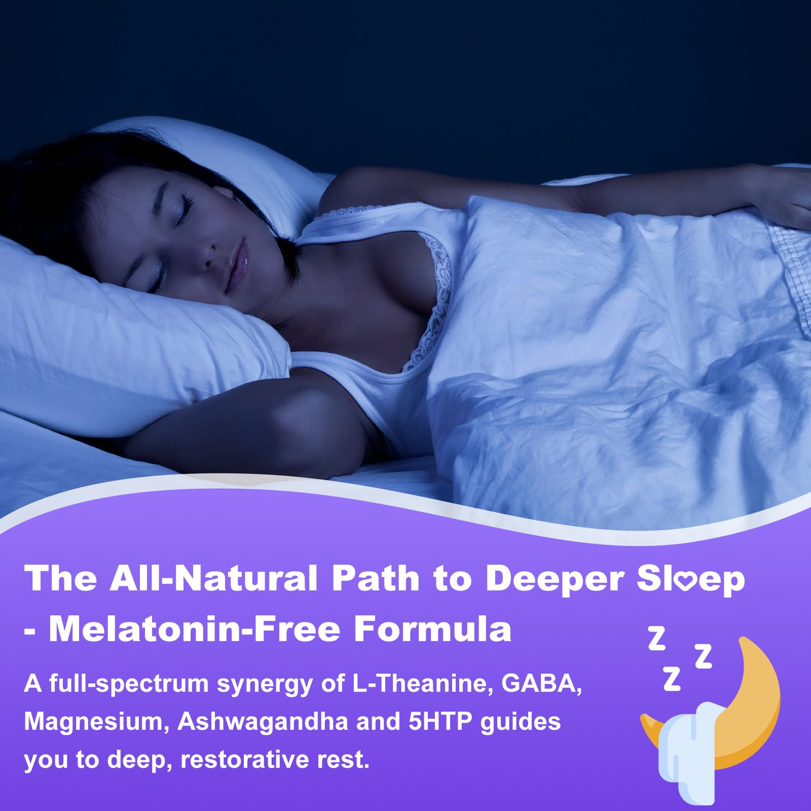 Flyrocer L-Theanine Gummies gummy close-up highlighting soft chew texture.