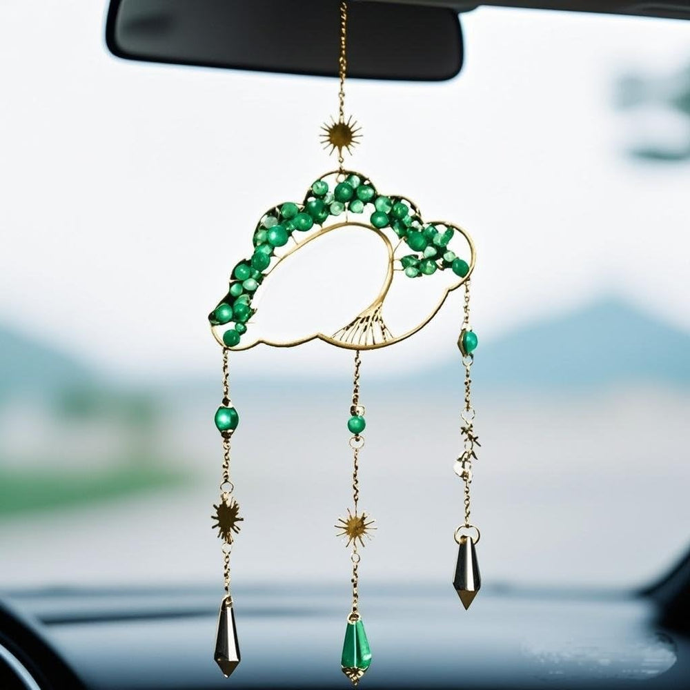 Fmelut Hanging crystal suncatcher adds versatile decor to windows and walls