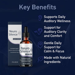 FMRFMR Neuro Silence dropper in use for precise, fast-absorbing application.