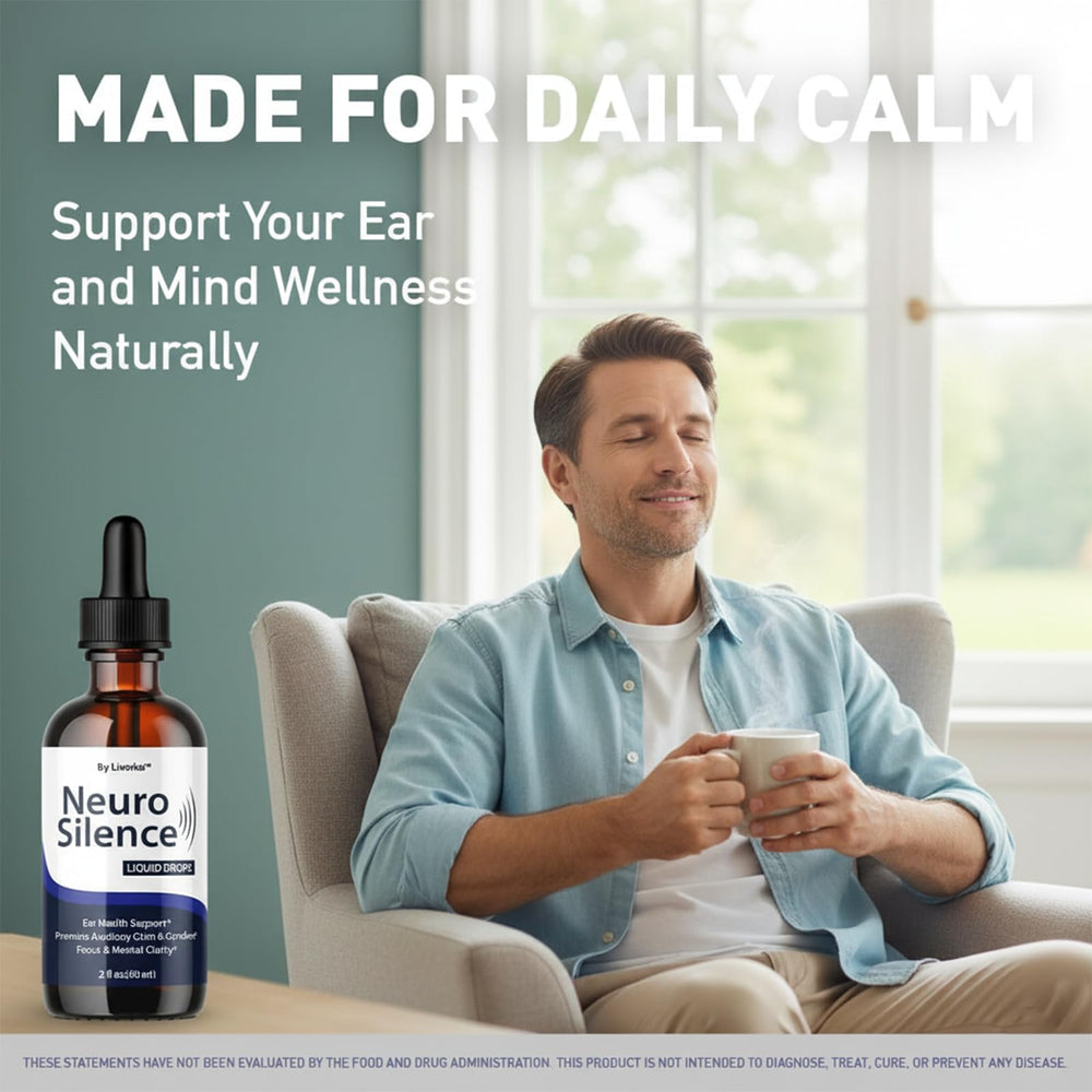 Close-up of the Neuro Silence label showing premium branding.