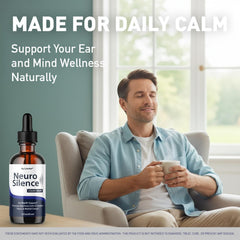 Close-up of the Neuro Silence label showing premium branding.