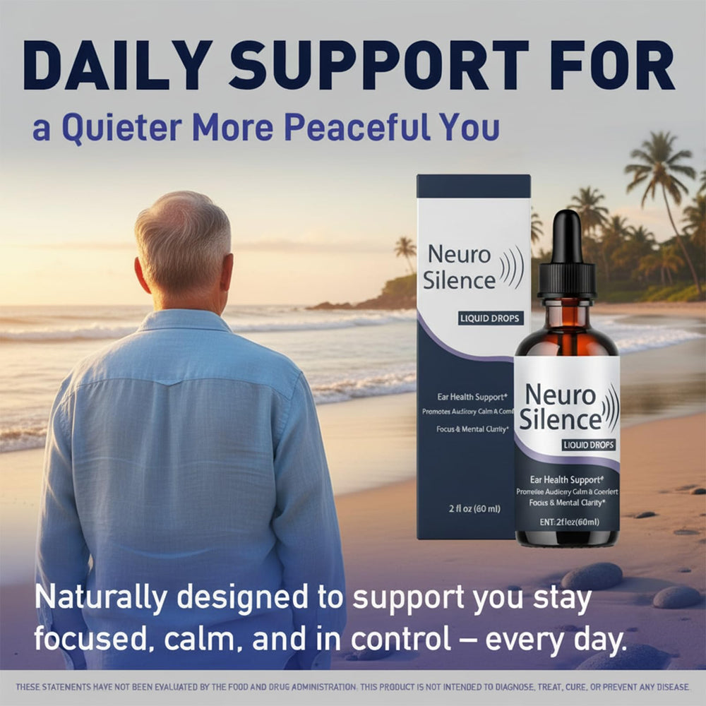 FMRFMR Neuro Silence bottle shows 60 servings per bottle.