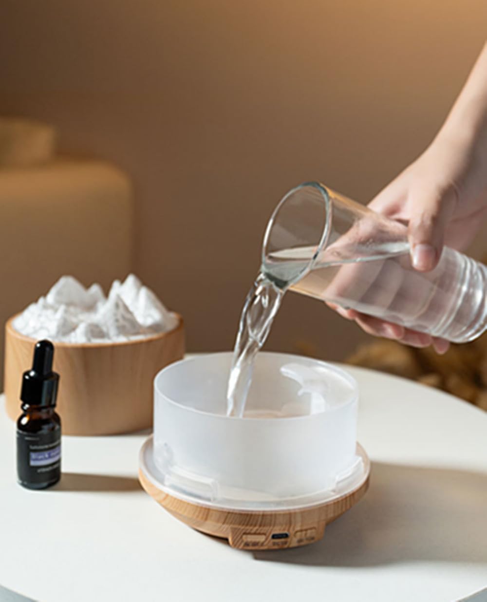 FmuxPt Volcano Flame Diffuser lava-effect ambience for relaxation
