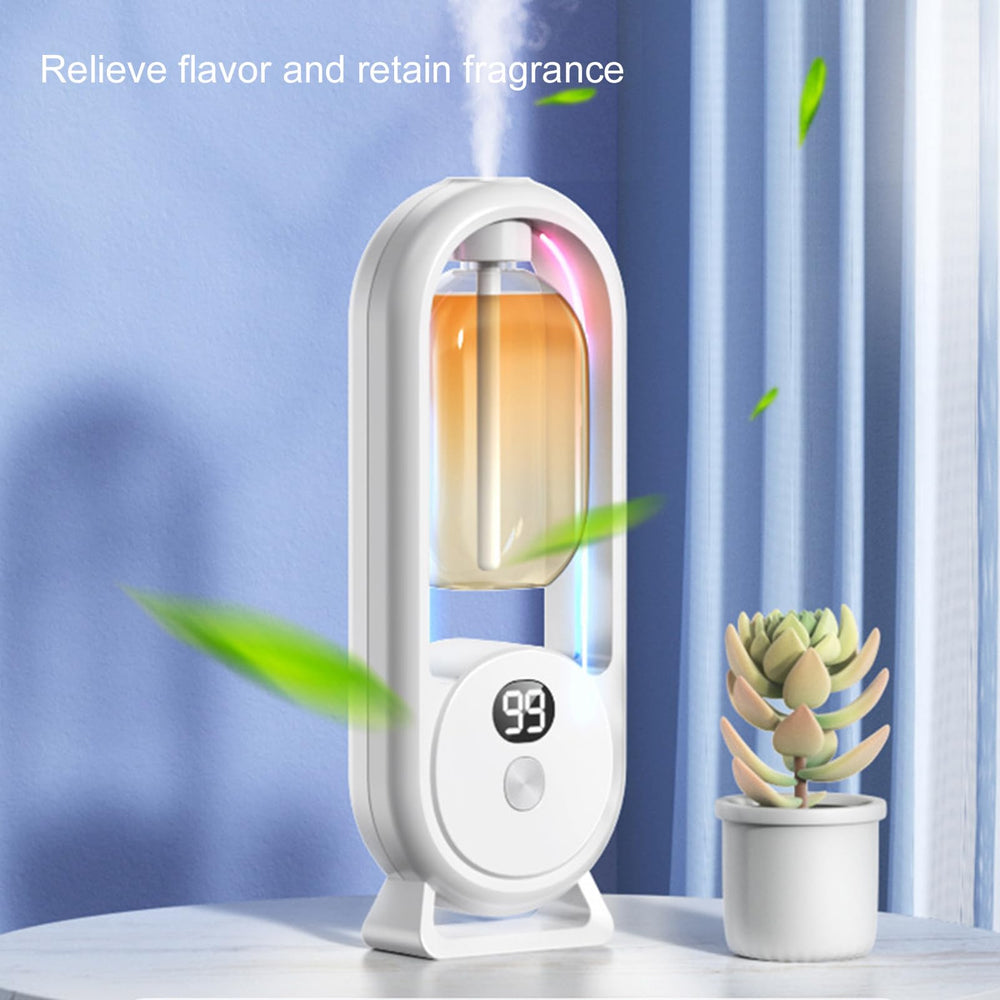 Focket timed spray feature allows scheduled fragrance release