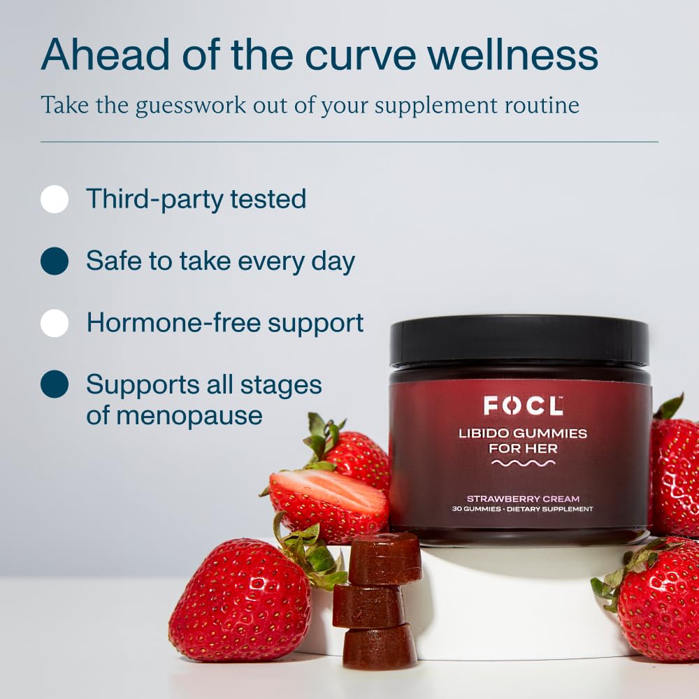 FOCL vegan non-GMO label signaling clean, ethical supplement standards.