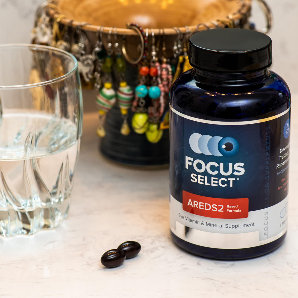 Softgel capsules shown as easy-to-swallow daily supplements.