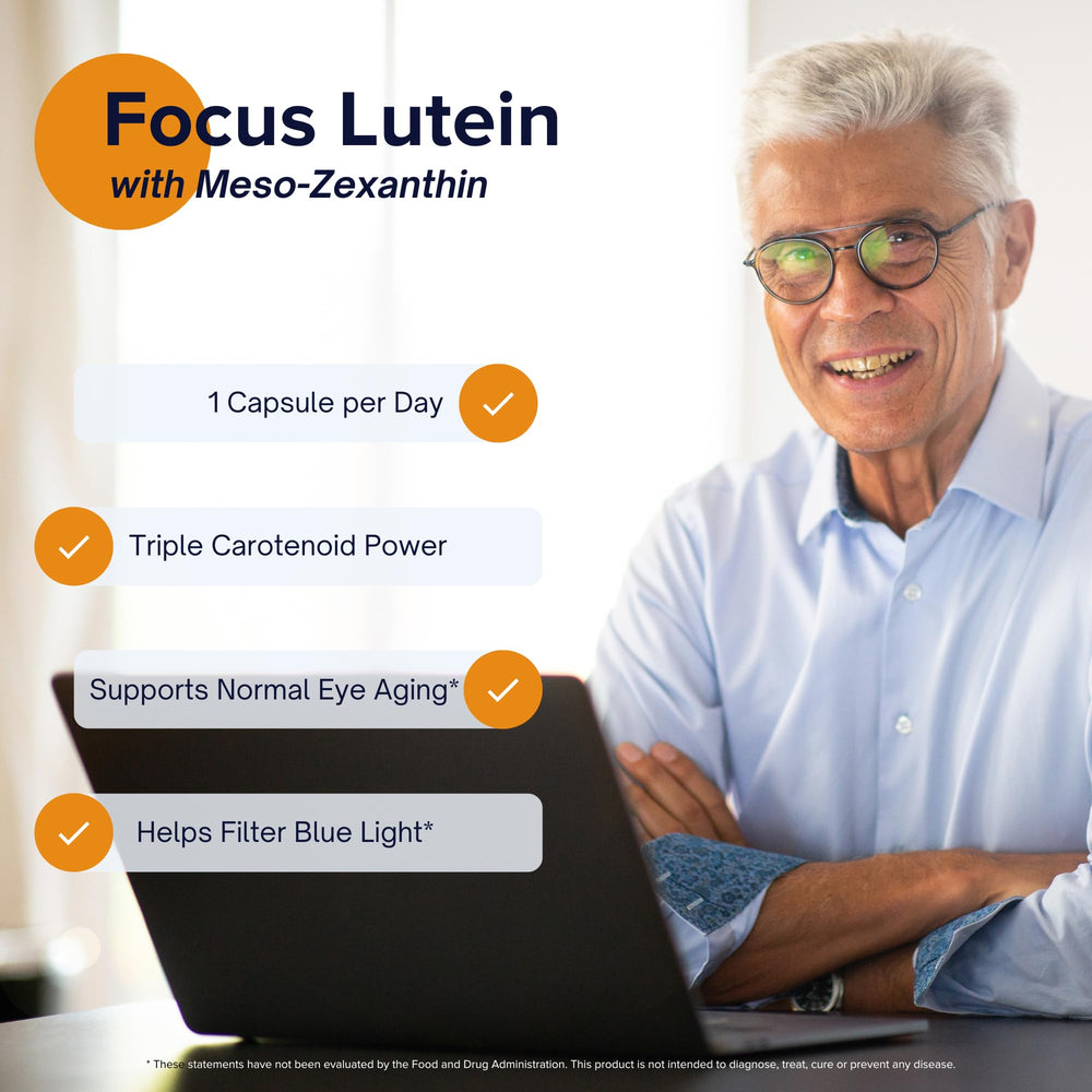 Focus Vision Supplements blue light support may reduce glare and eye strain from bright environments.