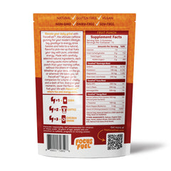 FocusFuel Energy Chews Fruit Punch bottle front promotes quick energy for tasks.