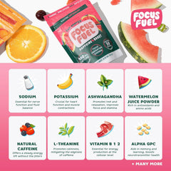 Close-up of FocusFuel Energy Chews strawberry lemonade for tasty daytime energy.