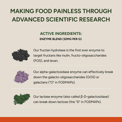 FODZYME Home Kit meal-mix-action demonstrates instant enzymatic support during eating.