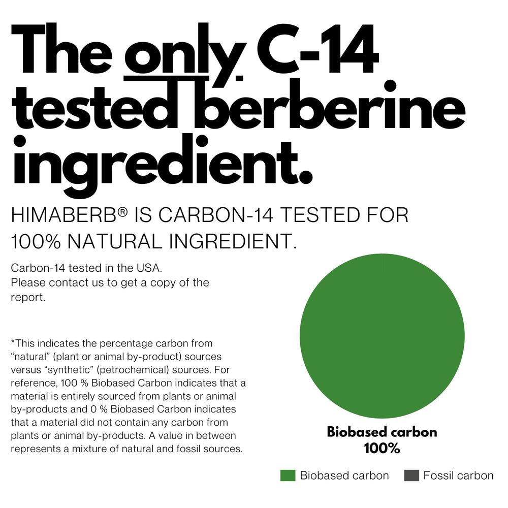 FOLIUS LABS Berberine HCl 97% capsules pack, convenient daily capsules.