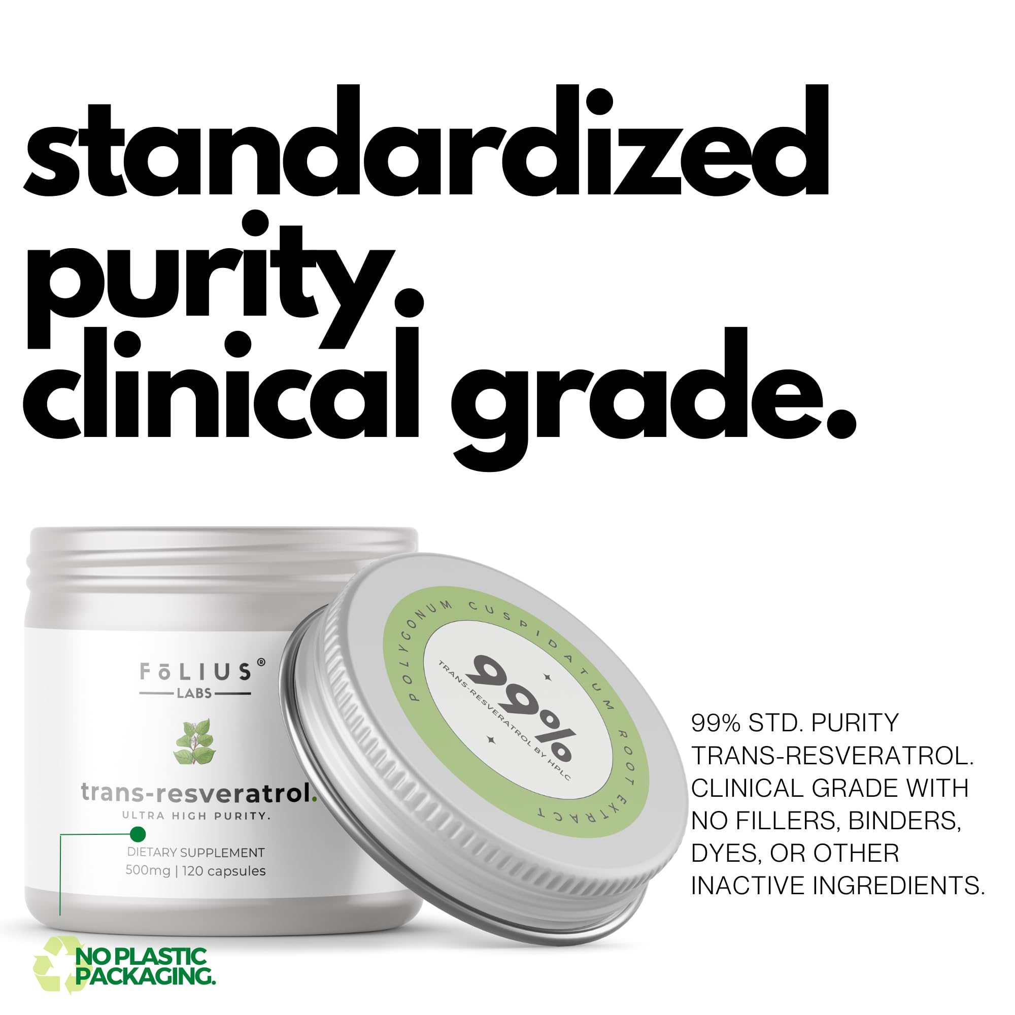 FOLIUS LABS Japanese Knotweed Extract bottle shows plant-based antioxidant source for wellness.