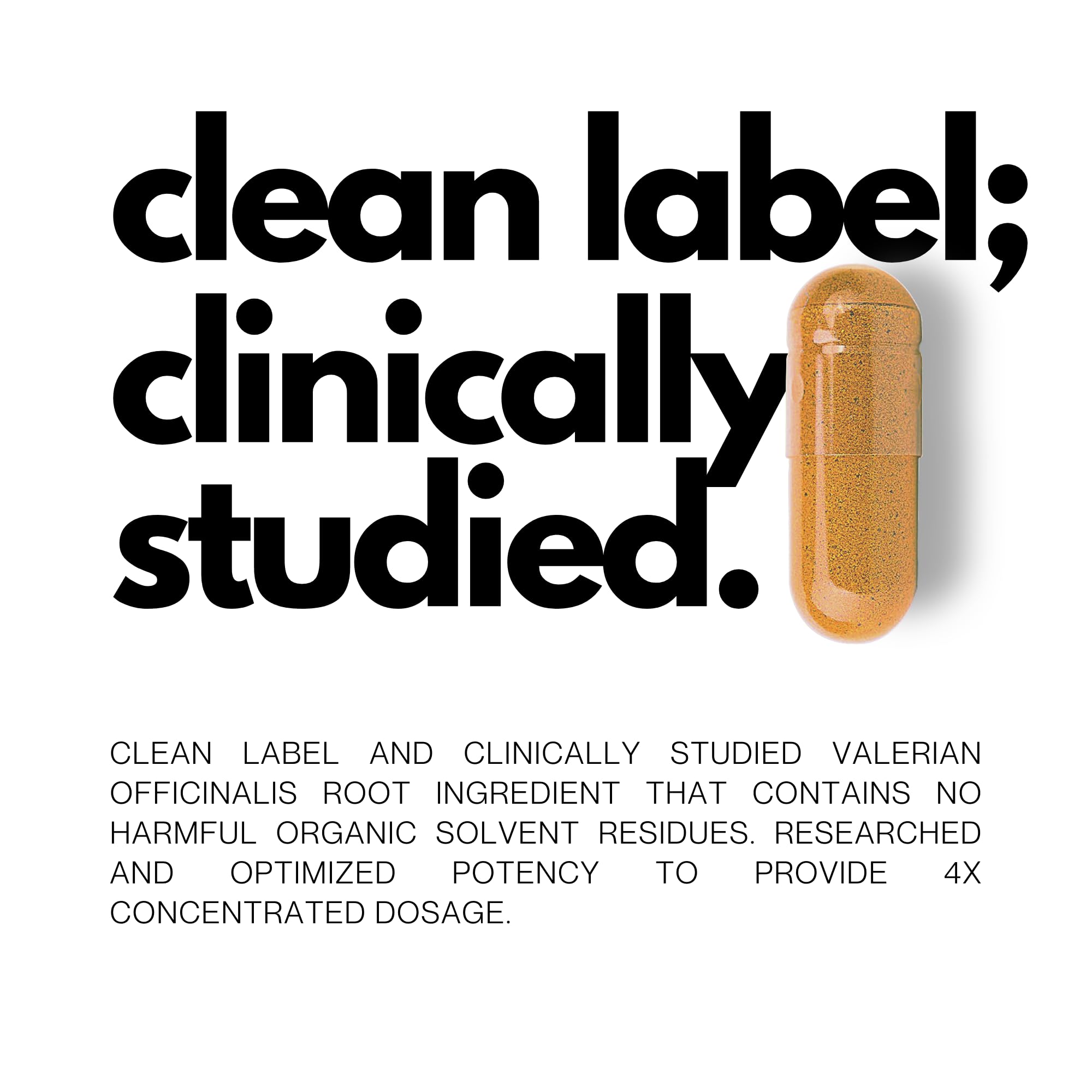 FOLIUS LABS Valerian root 4:1 capsules produced in GMP-compliant facility.