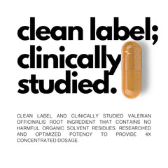 FOLIUS LABS Valerian root 4:1 capsules produced in GMP-compliant facility.