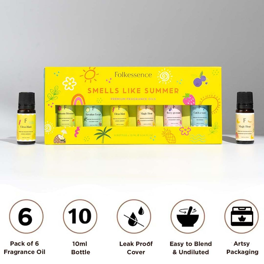 Folkulture Smells Like Summer strawberry oil for mood-boosting aroma.