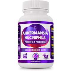 FOLONA Akkermansia delayed-release bottle showing targeted gut delivery for sustained support