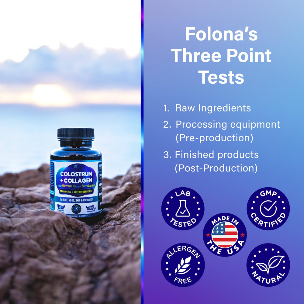 FOLONA gluten-free dairy-free soy-free formula packaging.