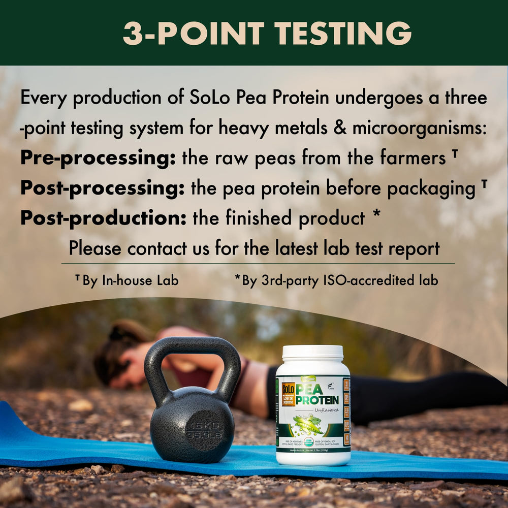 Folona Solo Organic Pea Protein Isolate scoop easy to measure for meals.
