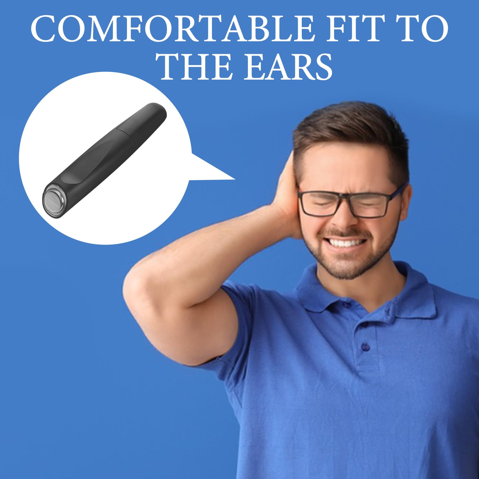 FOMIYES Electric Acupuncture Pen side view, slim ergonomic profile for comfortable grip