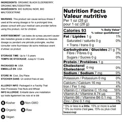 Food to Live elderberry powder from whole berries highlights natural nutrition