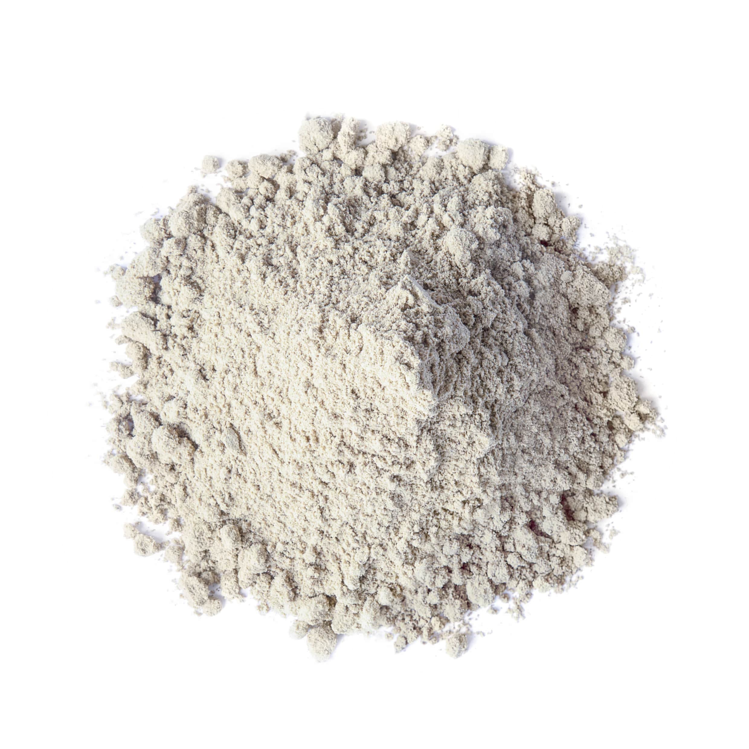 Food to Live Psyllium Husk Powder finely ground texture close-up, ideal for mixing.