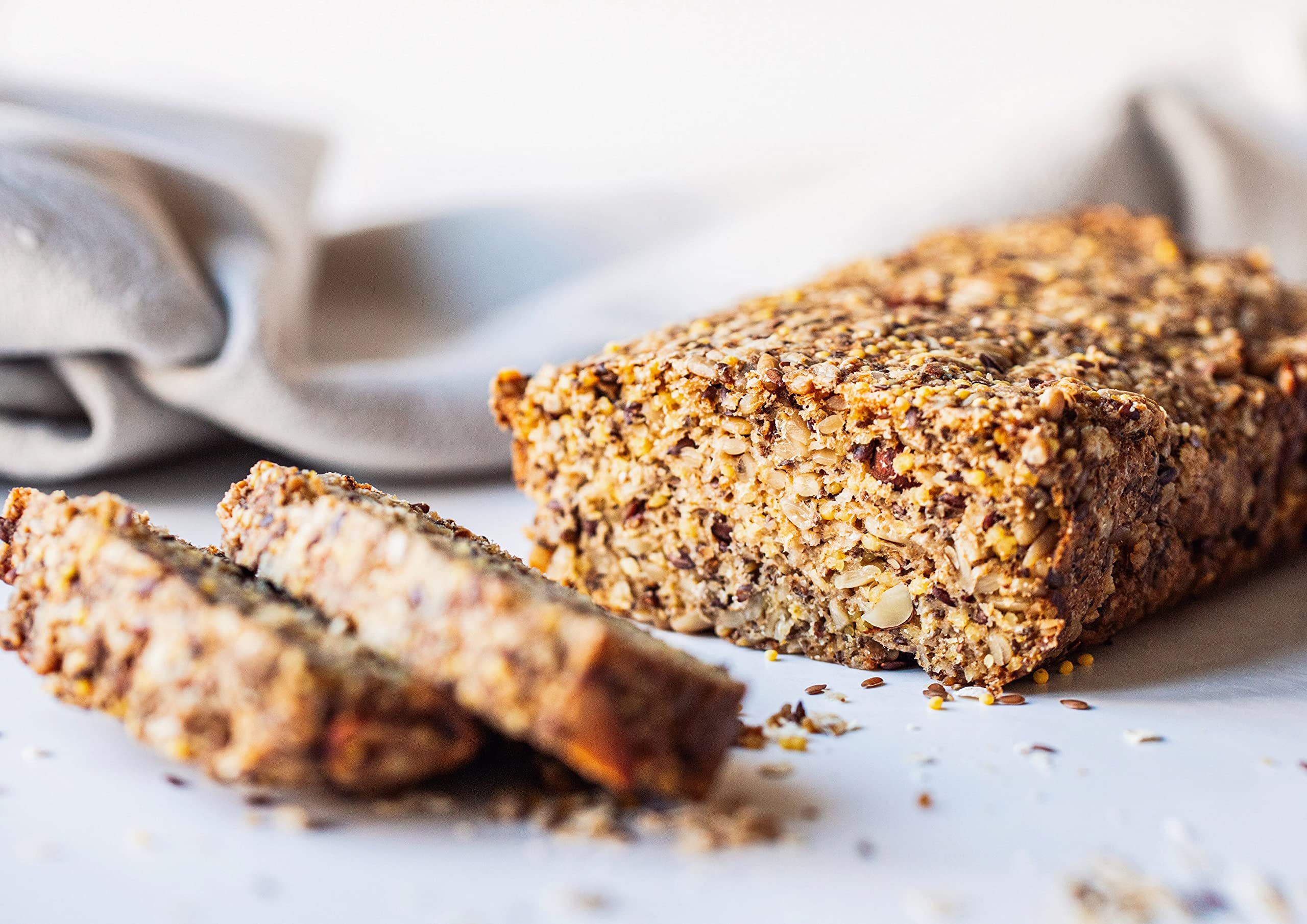 Food to Live psyllium husks used as egg substitute in baking.