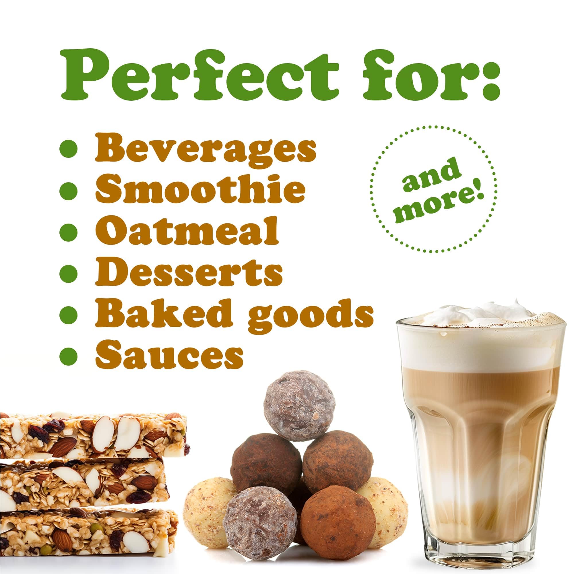Food to Live Yellow Maca Powder baking idea adding subtle earthy flavor.