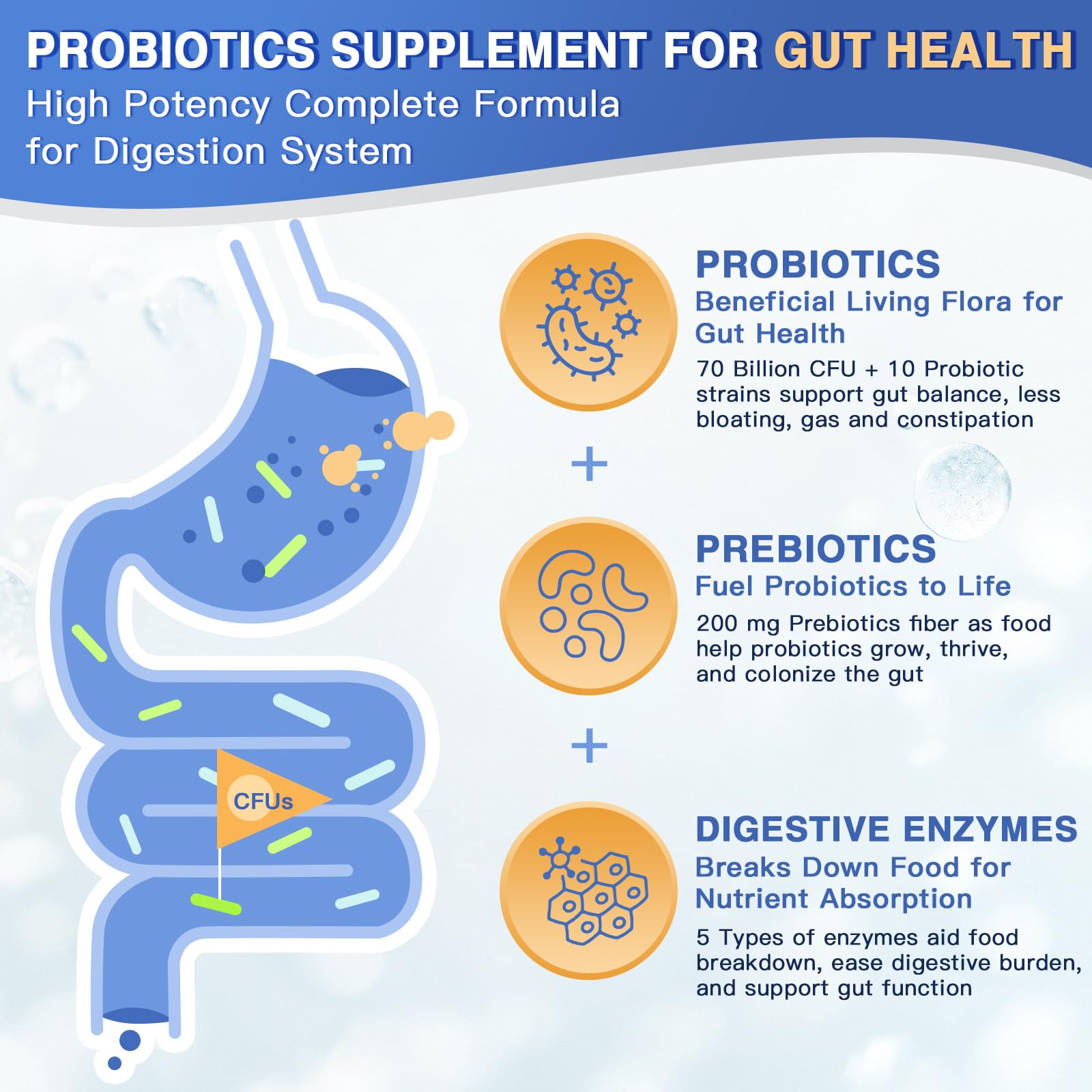 FoodiMed Probiotics for Men capsules closeup supports gut health.