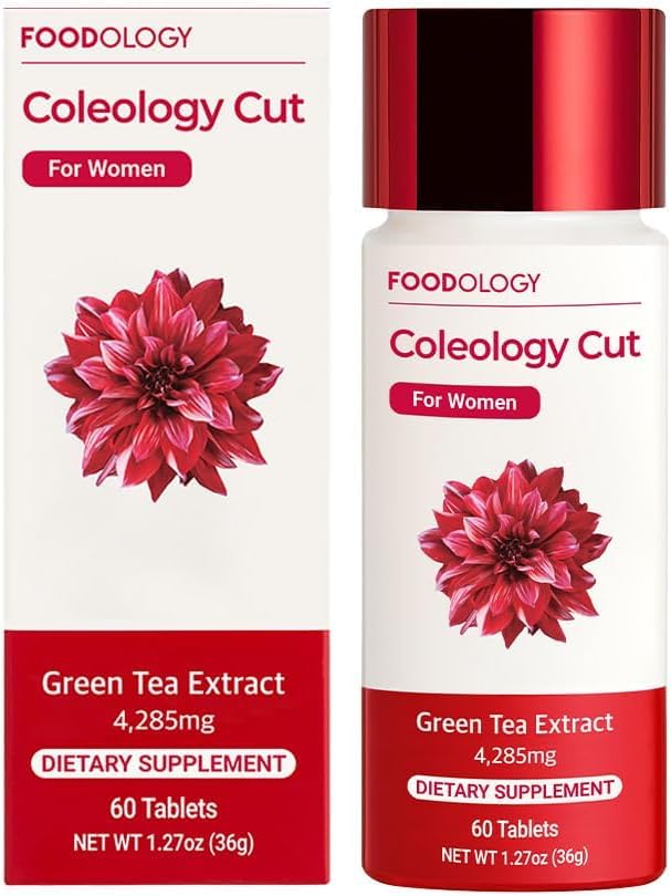 FOODOLOGY Coleology Cut bottle with green tea extract supports daily energy and balanced nutrition.