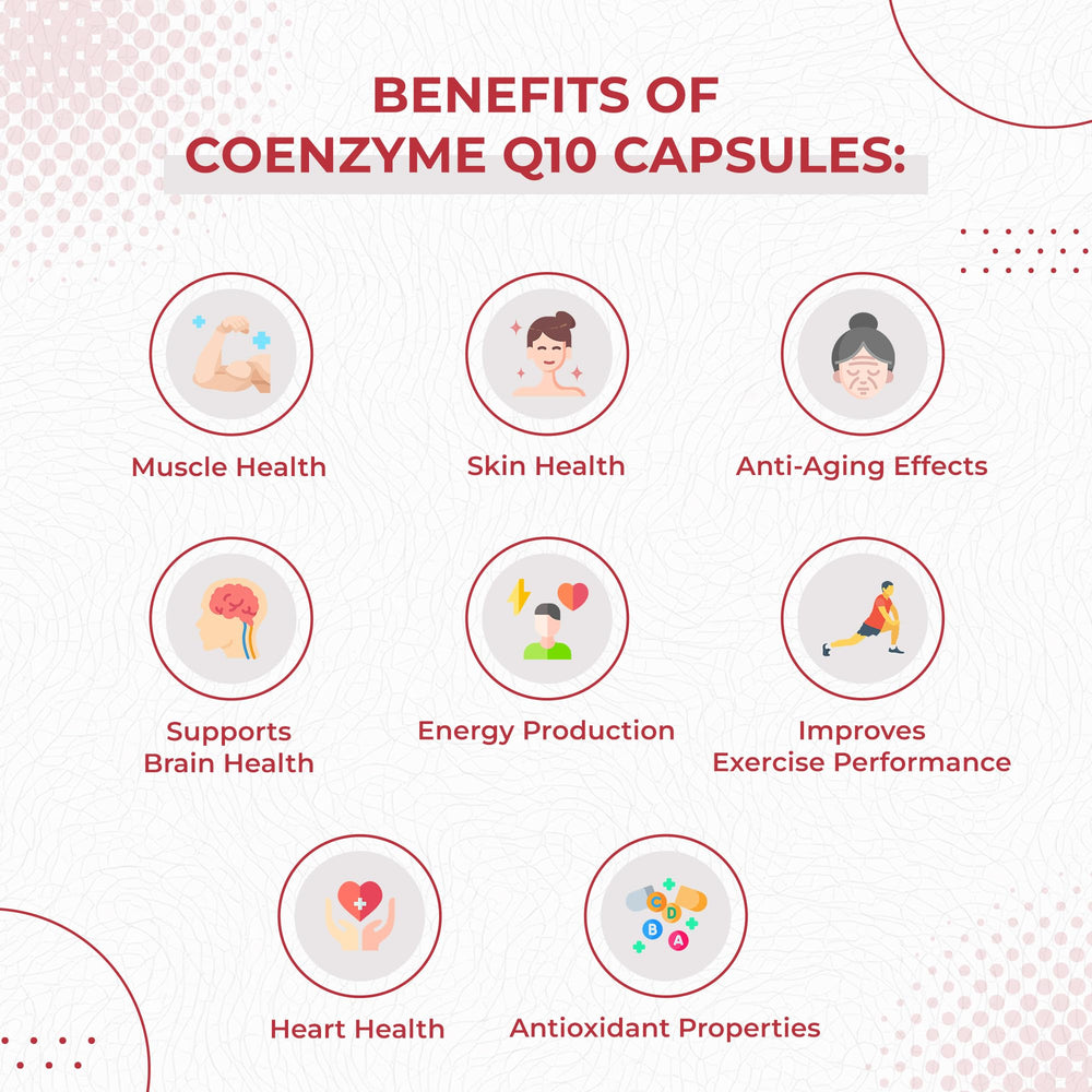 Foods For Gut CoQ10 200mg bottle top view emphasizing freshness seal