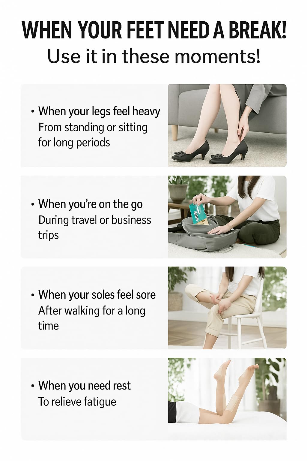 Foot Cooling Acupressure Patch hydrogel texture conforms softly to skin