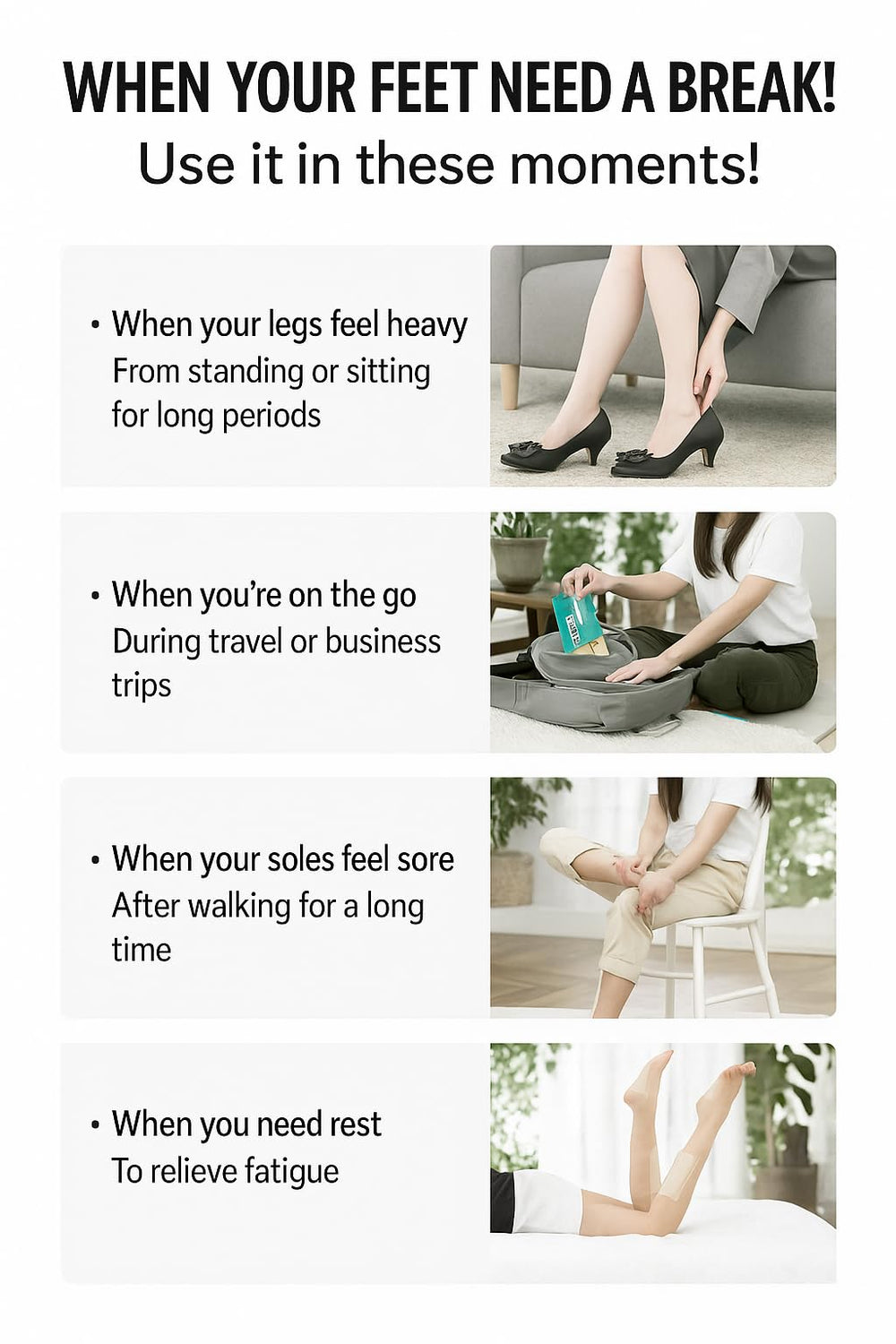 Foot Cooling Acupressure Patch hydrogel texture conforms softly to skin