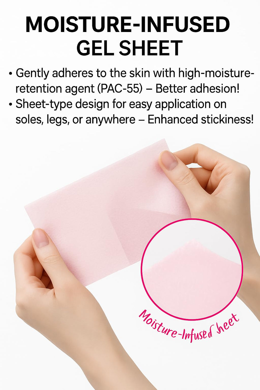 Foot Cooling Acupressure Patch travel packaging keeps feet fresh on the go