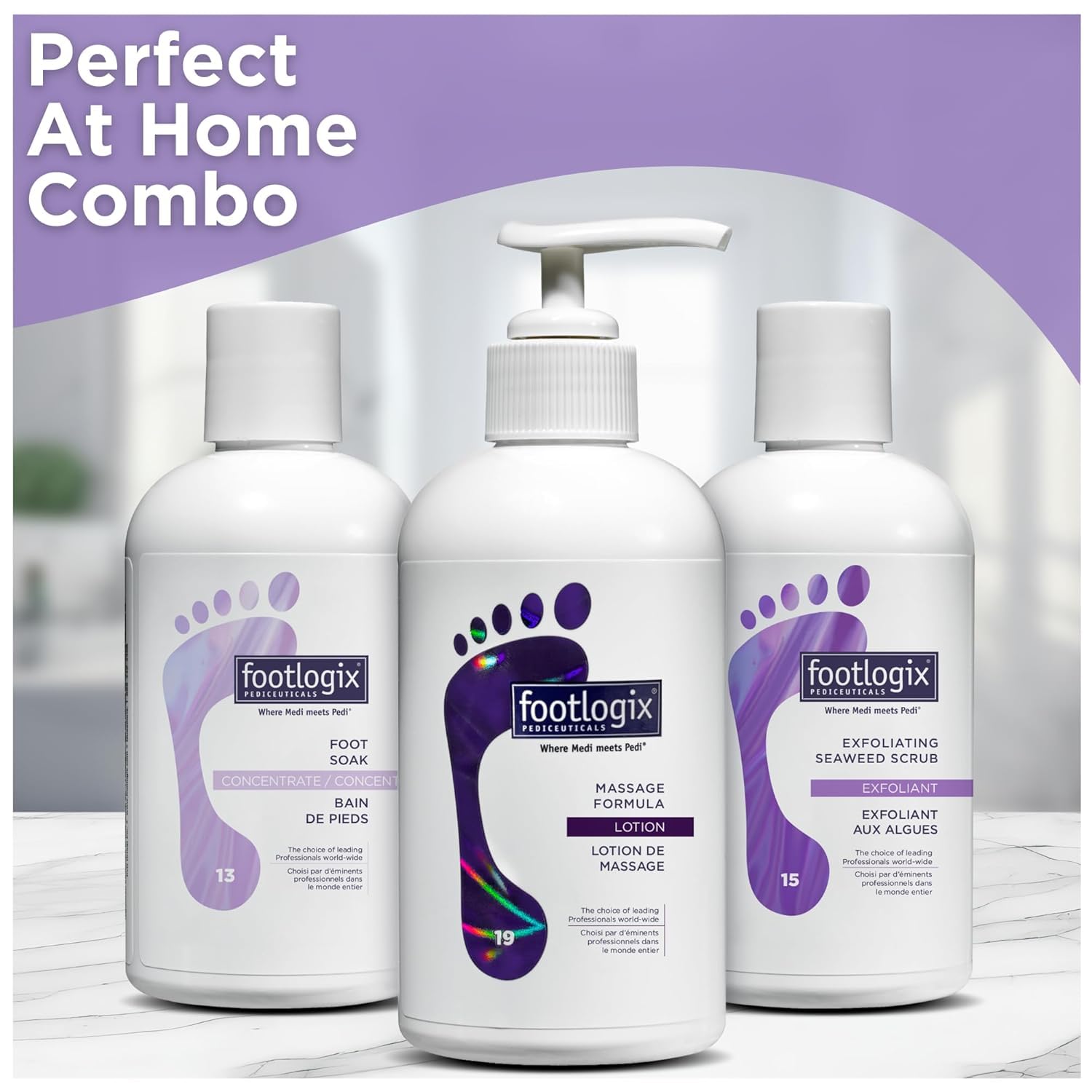 Hands applying lotion to foot and leg for soothing daily care.