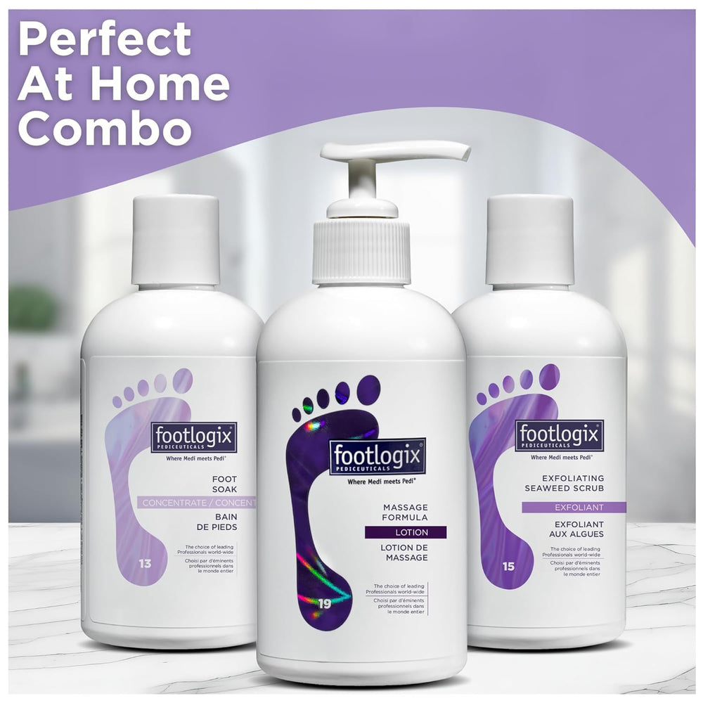 Hands applying lotion to foot and leg for soothing daily care.
