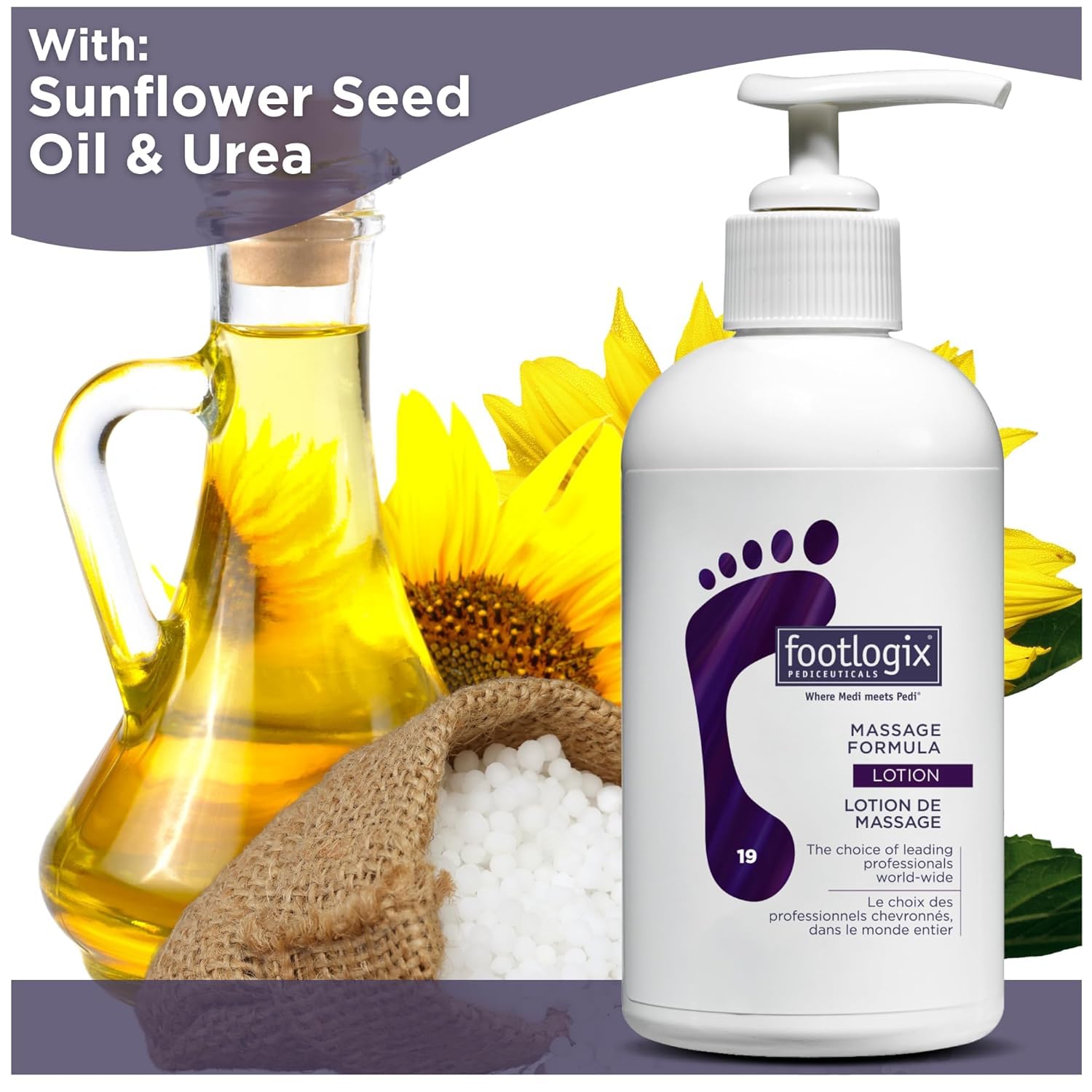 Silky finish on feet after massage feels non greasy and comfortable.
